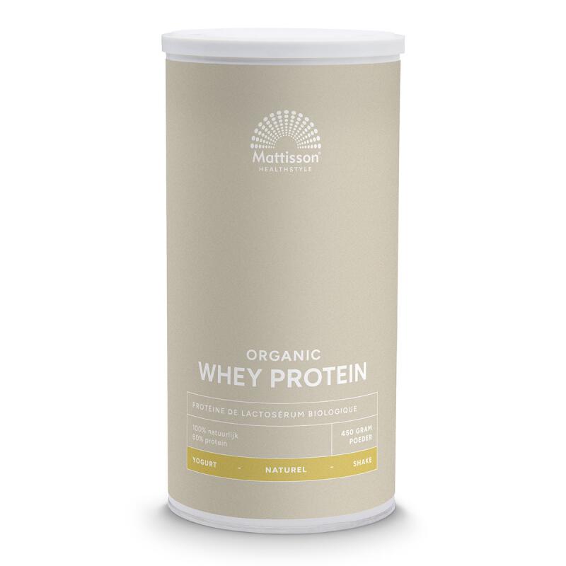 Wei Proteïne Naturel van Mattisson, 1x 450 gram.